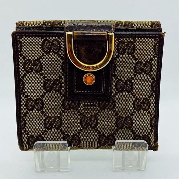 Authentic Gucci Tom Ford Monogram GG 10 Card Billfold Wallet - Picture 1 of 9